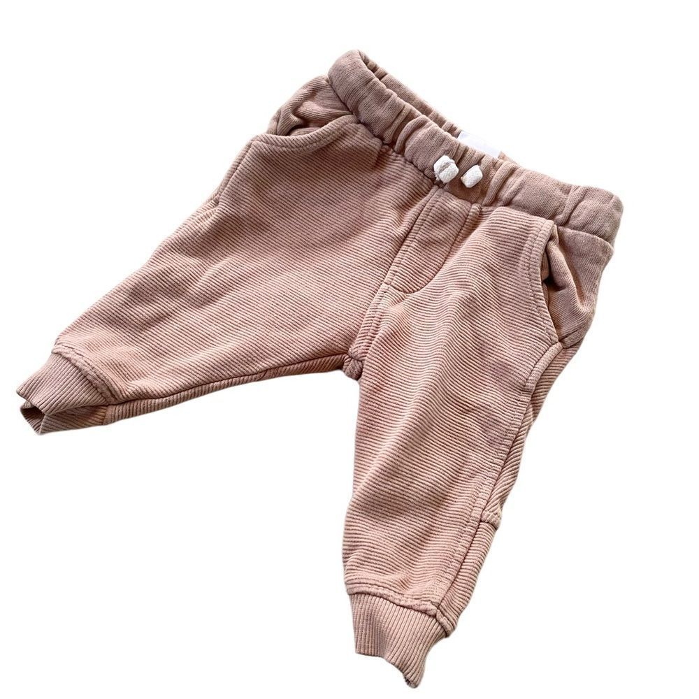 ZARA tan baby sweat pants size 3-6 months